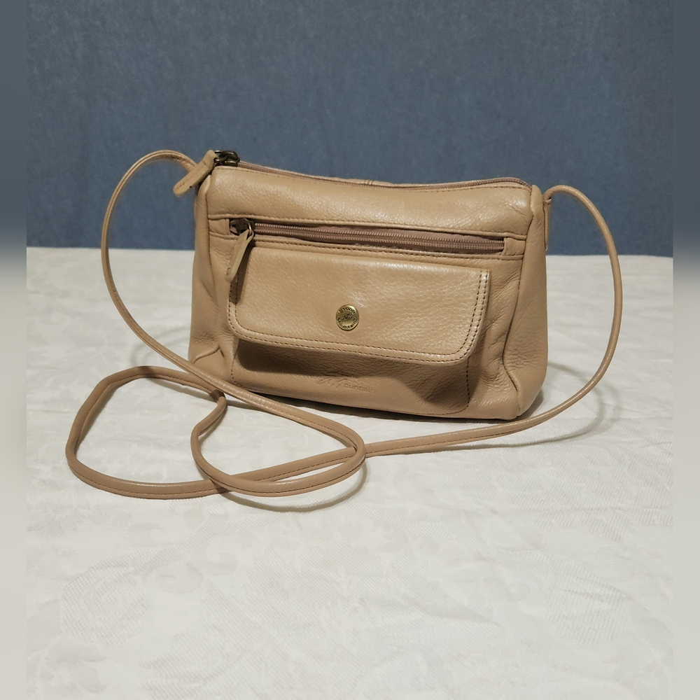 Vintage Stone Mountain faux leather crossbody mini bag